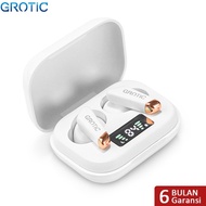 JM219 - GROTIC J70 Headset Bluetooth Wireless Earphone TWS Earbuds LED