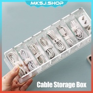 Cable Compartment Organizer Charger Management Box Desktop Wire Drawer Storage Organiser