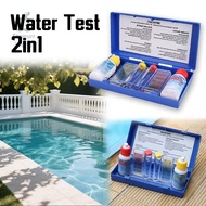 Swimming Pool Test Kit PH Chlorine Water Test Kit Tester Hydrotool - Alat Penguji Klorin & PH Profes