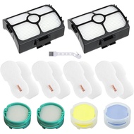 Penapis Gantian HZ3002 dan Kit Penyahbau untuk Shark HZ3002 HZ3000 HZ4000 HZ4002 Stratos Ultralight 