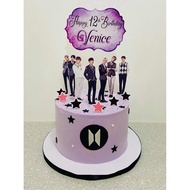 BTS CAKE PHOTO TOPPER