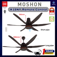 KDK K18NY-RBR / K18NY-SBR [180CM/70"] 6 BLADES REMOTE CONTROL CEILING FAN WITH TWIN DC MOTOR TECHNOL
