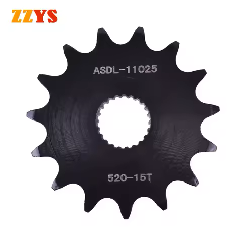 520 15T 15 Tooth Front Sprocket Gear Staring Wheels For Yamaha TT600R TT600 XT600 XT600D XT600E XT60