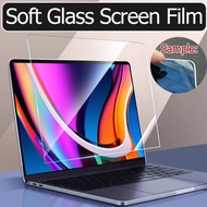 Soft Glass Film For Apple MacBook Air 13.6 inch M2 A2681 Pro 14 16 2021 2020 A2337 A2179  M1 Pro Max