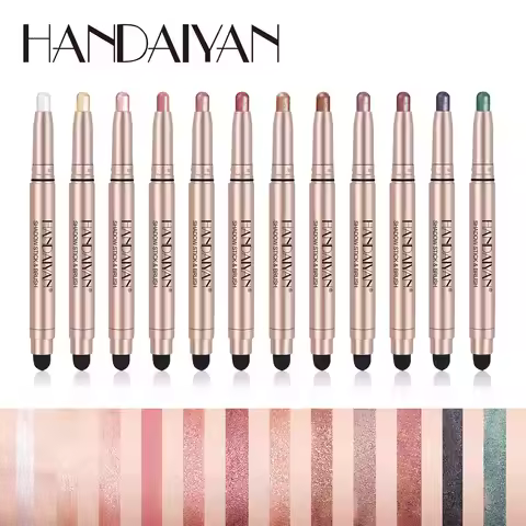 Handaiyan Highlighting Eye Shadow Stick Fine Shimmer Eye Shadow Pencil Silhouette Pearlescent Eye Sh