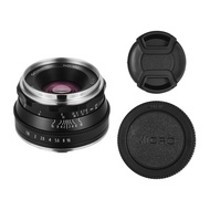 25mm F1.8 Prime Lens Manual Focus MF For Olympus MFT M4/3 Mount epm1 epm2 E-PL123456789 E-M1 E-M5 E-