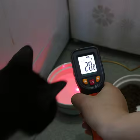 NJTY T600A High Precision Infrared Thermometer, Water Thermometer, Baking and Kitchen Industrial The