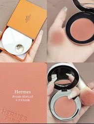 官網已斷貨*少量現貨* 法國🇫🇷專櫃到港🐴 Hermes  Silky Blush Powder 胭脂腮紅*  🍑春夏顏色#19 Rose Abricot*