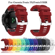 For Garmin Fenix 3 / 5X Quick Fit Watch Band Silicone Watch Replacement Strap Sport Wristband