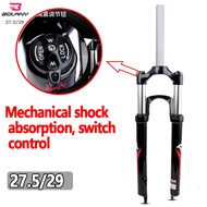 ☄Bolany fork 27.5/29er Mountain bike fork Bikes Parts All Aluminum Alloy Mechanical Fork mtb fork ai