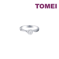 TOMEI Solitaire Ring Diamond White Gold 585