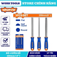 WADFOW CRAFTS Set of 3 Wood Files 200mm ( 8" ) WSF1403