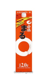 まる Hakutsuru Maru Sake 2 L ฮาคุซุรุ มารุ (สาเกปรุงอาหาร) 2 ลิตร