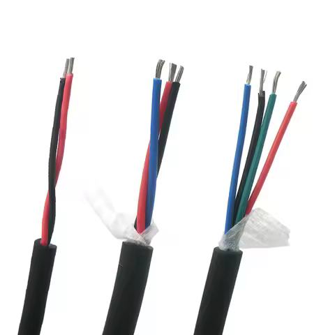 Flexible Cable 0.14,0.2,0.3mm² Control Wire 26,24,22 AWG Tinned copper 2,3,4,5,6,8,10,12,16,20 core 