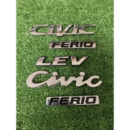 Honda emblem Lev Civic ferio EK EG FERIO Emblem Honda Civic Ferio EK Civic ferio eg