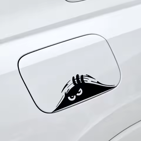 Dune Sand Monster Peeking Peering Car Sticker Creative Funny Vinyl Decal Sticker Trim Waterproof Car