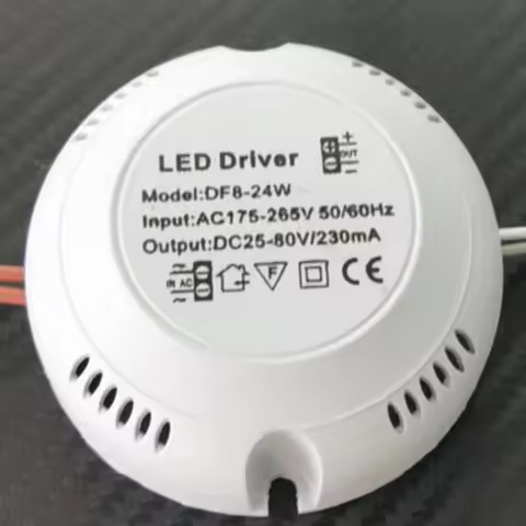 1 Pc 24W 36w LED Driver,ceiling Driver,220v Round Driver Lighting Transform For LED Downlights, Ligh