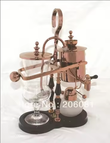 Luxury Rose Gold Balancing roayl syphon coffee maker/Siphon coffee maker /Tea pot with top quality ,
