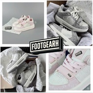 [chinhhang] Pink / gray MLB Liner Mid Monogram Shoes - Fashionable - modern high-top MLB Shoes