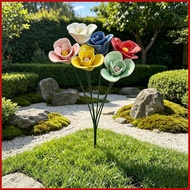 Bee Water Feeder Birds Bath Hummingbird Hydration Solution Garden Flower Shape Bee Drinker for Lawn 