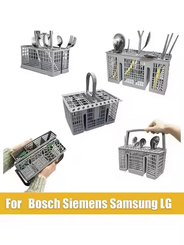 Universal Dishwasher Cutlery Basket - Fits Bosch,Siemens,AEG,Kenmore,Whirlpool,Maytag, LG,Neff,GE,Sa