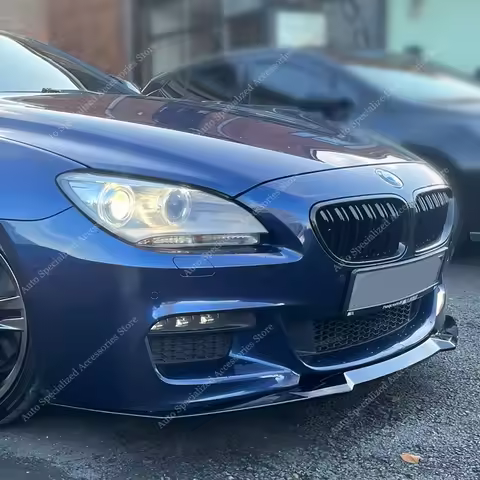 For BMW F06 F12 F13 CS Style Front Bumper Lip Spoiler Splitter Diffuser 640i 650i 640d M Sport 2012-