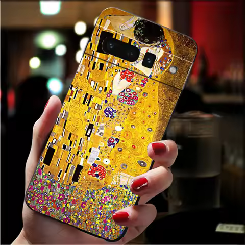 Phone Case For Google Pixel 10 Pro 9 Pro XL 9A 8 7 6 Pro Pixel 8A 7A 6A Pixel 8 7 6 5 Kiss Gustav Kl