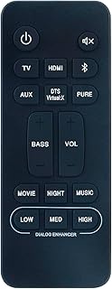 RC-1236 RC1236 Replace Remote Controllor Compatible with Denon Home Theater Soundbar DHT-S216H DHT-S