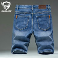 OWLLADE Denim Cargo Jeans Pants for Men 517 in Blue Stretchable