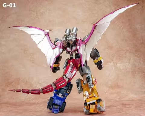 Coming soon！ Burst Model ZL-01 Beast King G-01 KO FLAMETOYS BEAST LORD Dragon Caesar Megazord Alloy 