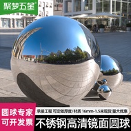 ลูกบอลสแตนเลส201ลูกบอลกลมสแตนเลสกลวงมม. ลูกบอลตกแต่งแบบหนาพิเศษบูติกของตั้งโชว์โลหะลูกบอลลอย