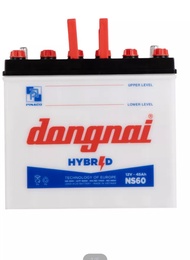 Bình ắc quy 12v Hybrid đồng nai NS60 | 12V - 45ah tặng acid châm bình