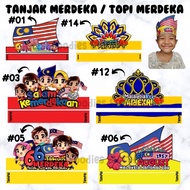 Tanjak merdeka tanjak kertas merdeka topi merdeka tiara merdeka