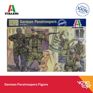 German Paratroopes Miniature Figure by Italeri 1/72