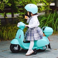 Remote Kids Mini Control Electric Vespa Bike Self Ride Ride On Kid Scooter Birthday Gift