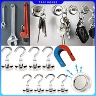GANTUNGAN Taffware Magnet Hanger Strong Neodymium N38 10mmHOOK 8 PCS - D12