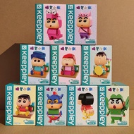 Keeppley Crayon Shin-Chan Insert Doll Building Blocks ck20613 Square Head Funny Shin-Chan Toys