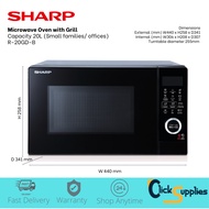 SHARP Microwave Oven With Grill 20 Litres Capacity With Touch Control Panel with Warranty