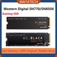 【Ready Stock】Western Digital WD BLACK SN770/SN850X NVMe Gaming SSD Gen4 PCIe, M.2 2280, up to 7.300 