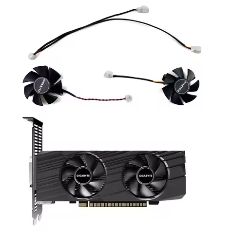 NEW 2PIN 3PIN 47MM FD1250-A 1042A6FL DC 12V 0.19A GPU Cooling Fan for Gigabyte GTX 1650 GTX1650 D6 O