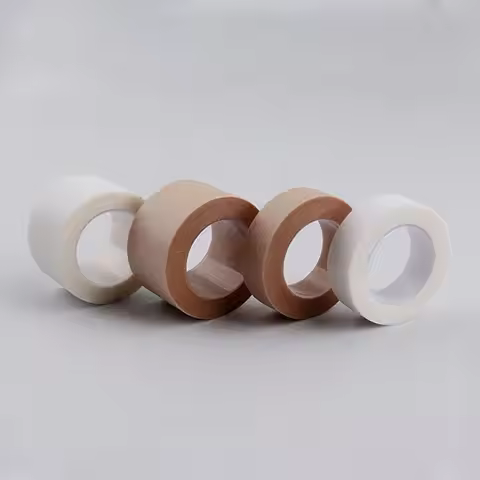 4Rolls Lint Free Eyelash Under Pads Breathable Eyelashes Extension Paper Eye Patches Micropore Tape 