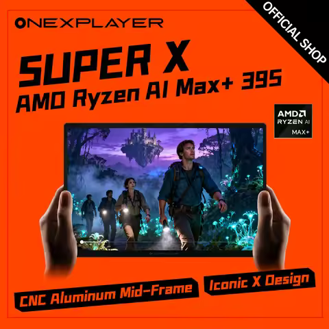 Hot One XPlayer Super X AMD Ryzen AI Max+39 128GB RAM, OLED + HDR support AMOLED 60/120HZ display Ga