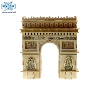 3D wooden Building Blocks Jigsaw Triumphal Arch 3D Puzzle