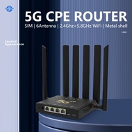 5G NR CPE CP502 WiFi6 Qualcomm X55 Unlimited Internet Hotspot High Power Wireless Home Router