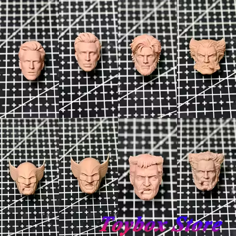 1/12 Peter Parker Elder Head Sculpt Chris Evans Wolverine Hugh Jackman Deadpool3 Movie Role Mini Mod