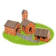 【德國teifoc】DIY益智磚塊建築玩具 德國村莊 - TEI4310