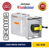 Load Break Switch / LBS 3Pole 63Ampere GA 63A On-Off + Box Wisenheimer