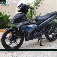 [READY STOCK] Coverset Bodyset Yamaha EXCITER RC Y15 Y15ZR V1 V2 Matt Black Red Orange 2019(STICKER 