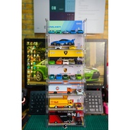 PARKING LOT & CLEAR CASE FOR  parking lot diorama rack