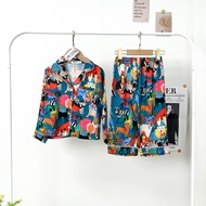 ชุดนอน Muslin Pajamas Silk Satin (M1216)